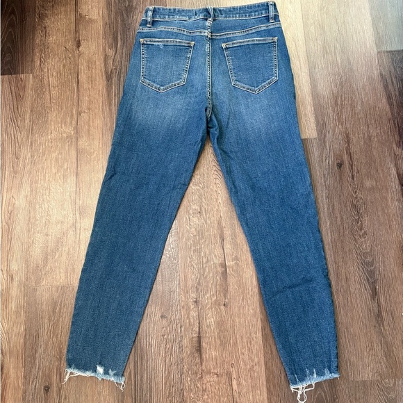 Eunina Dark Blue Distressed Skinny Jeans - Picture 5 of 6